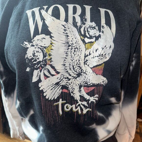 Torrid 00 World Tour Eagle tie dye cozy loungewear sweatshirt - Picture 3 of 5
